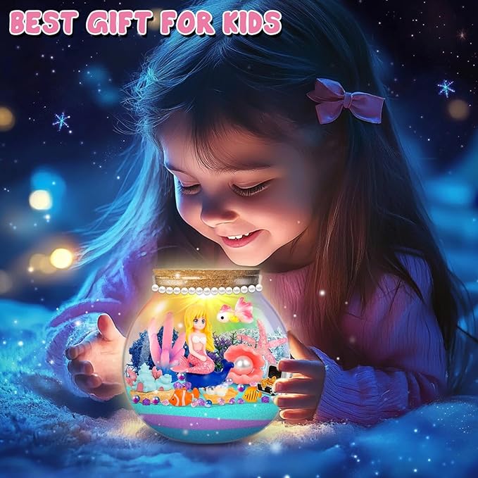 Creative DIY mermaid craft kit for kids aged 4-12