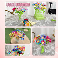 Creative birthday gift DIY fabric flower bouquet craft kit for girls ages 4+