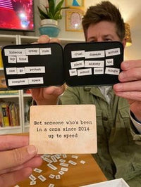 Creative sentence game party cards fun