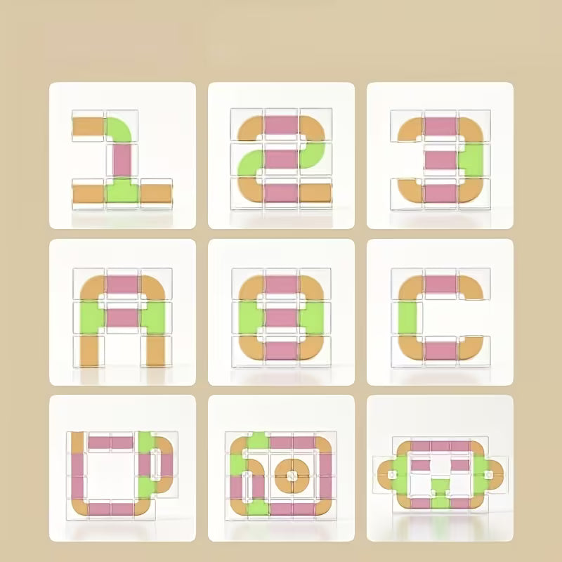 Creative track building blocks for indoor hands-on activity play