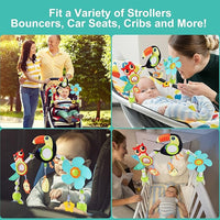 Crib Activity Arch With Hanging Toys For Supervised Playtime