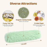 Crinkle Cat Toy Set with Catnip for Cats