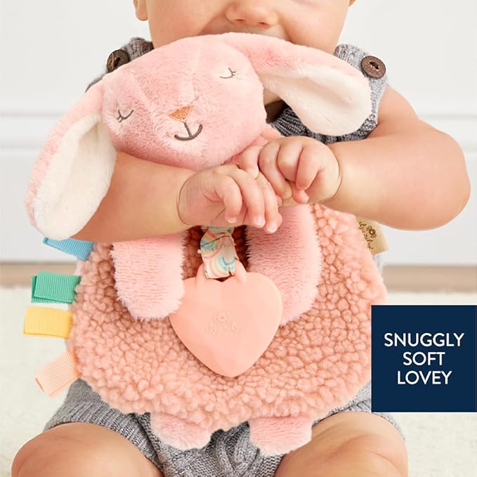 Crinkle Sound Plush Lovey For Infant Sensory Play