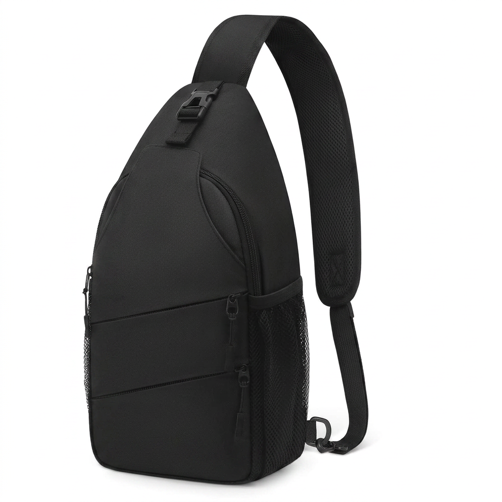 Trendy crossbody sling bag front view for women and men