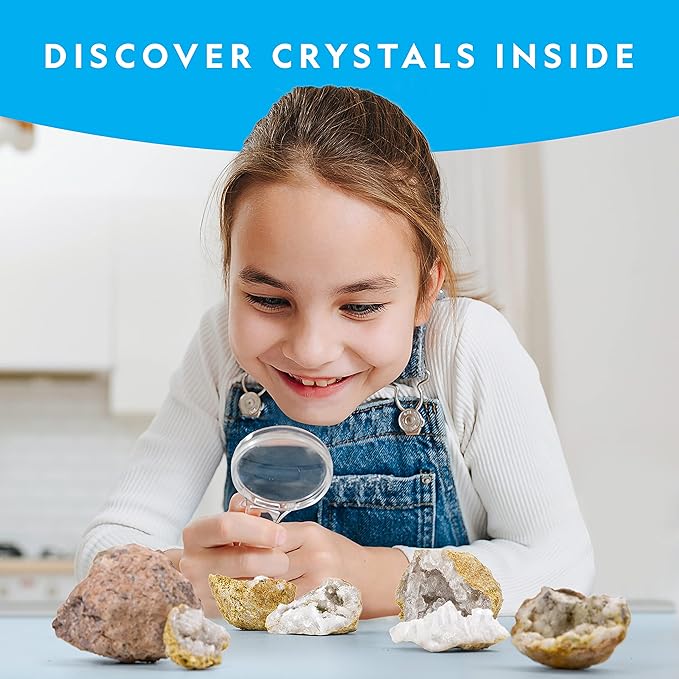 Crystal science kit for kids geology STEM educational toy