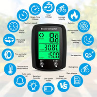  Installing Wired Bike Computer on Bicycle Handlebar