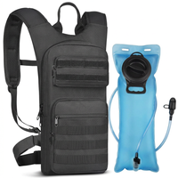 Cycling hydration backpack with TPU water bladder and hands free drinking tube