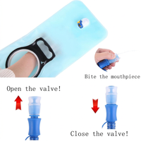 Cycling hydration pack with hands free drinking tube and ergonomic support straps