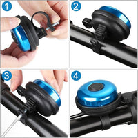 Cycling safety bell with crisp sound for outdoor riding