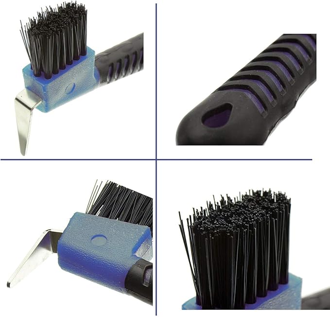 Daily hoof cleaning brushes for horses