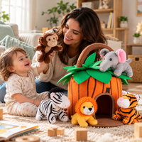 Colorful dancing giraffe toy with music and glowing light features