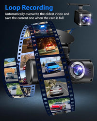 1080P Dash Cam Night Vision HDR Recording in Low Light Conditions