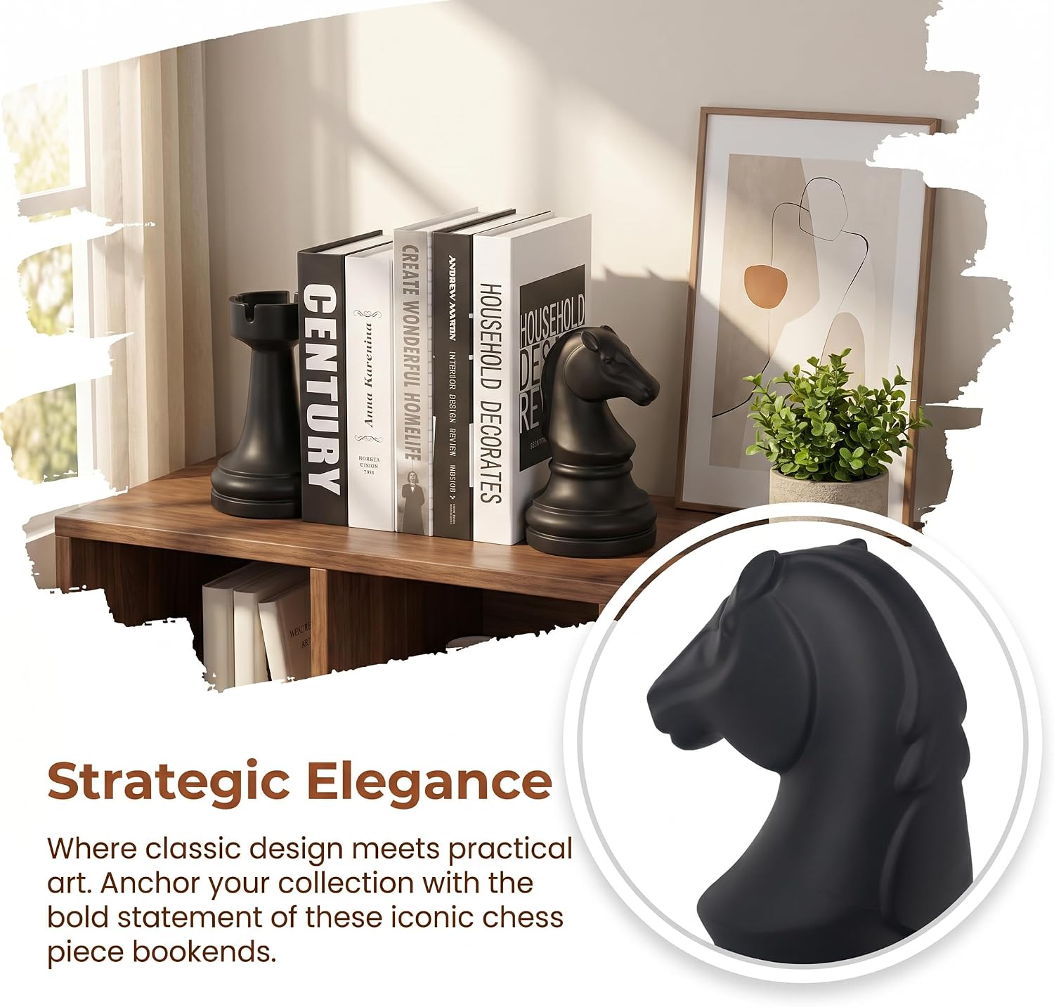 Decorative Book Ends For Office Desk And Workspace Organization