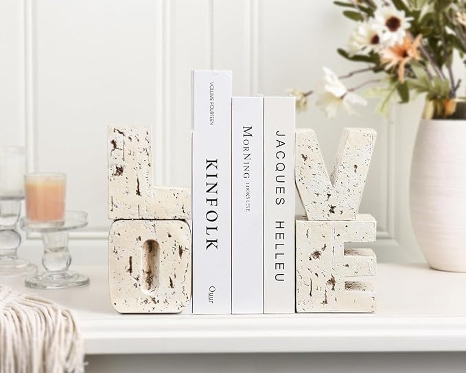 Decorative Bookends For Home Office Desk And Reading Space