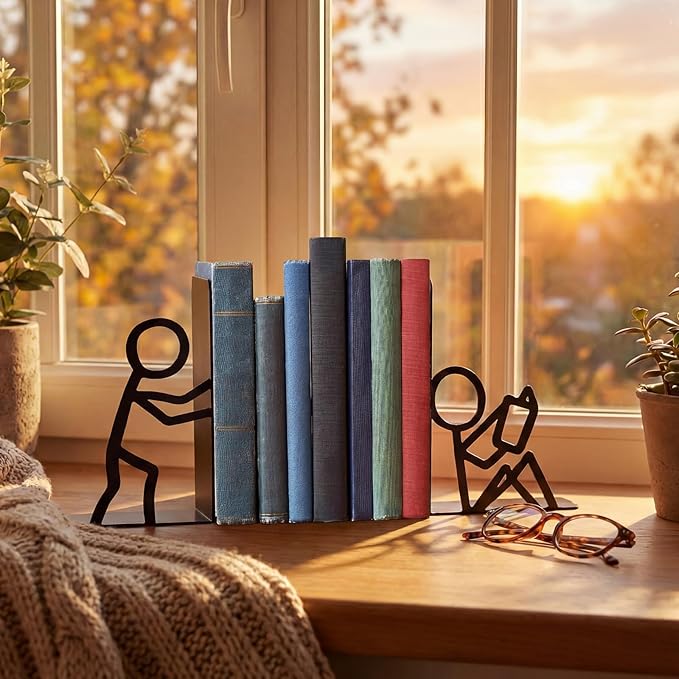 Decorative Bookshelf Bookends For Home Office Desk And Library Display
