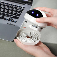 Desk Crumb Sweeper, USB-powered Mini Vacuum Cleaner for Small Debris and Pet Hair