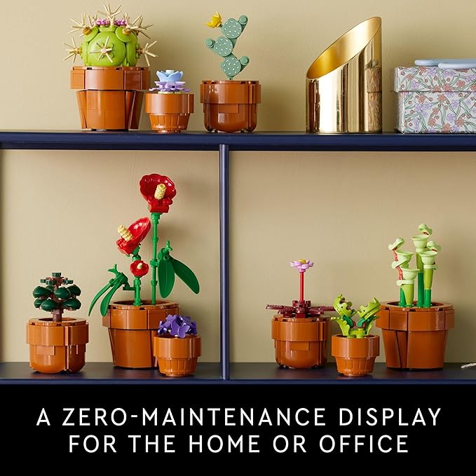 desk plant decoration set for modern workspace styling