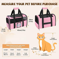 Pet Carrier With Detachable Food Bowl Accessory