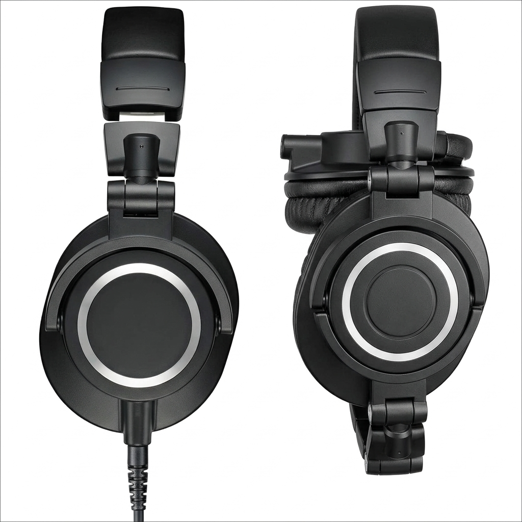 detachable cable studio headphones  for audio engineers