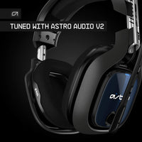 Detachable mic gaming headset side view