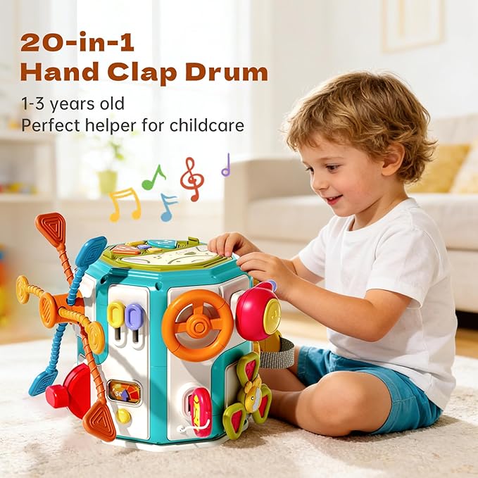 Developmental learning toy for kids with sensory activity play