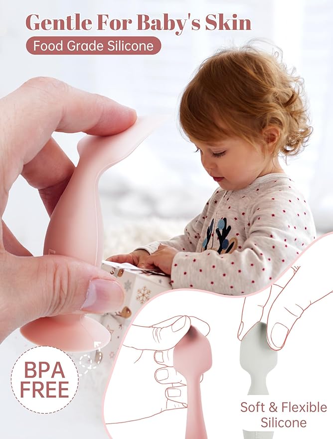 Soft silicone diaper cream applicator for babies