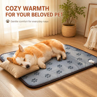 Pet heating pad with digital temperature display