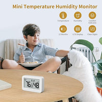 Digital Humidity Temperature Meter with Clear LCD Display for Indoor Use