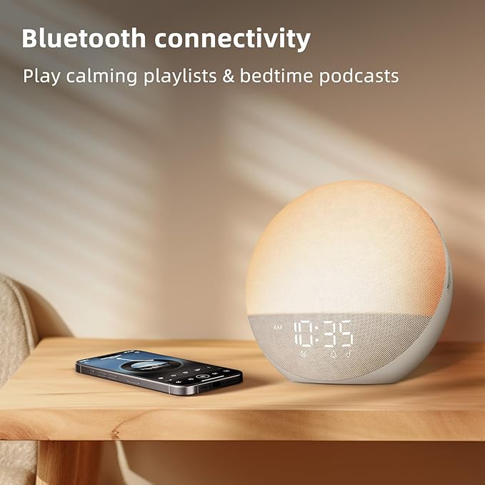 Bedside Light With Built In Sound Options