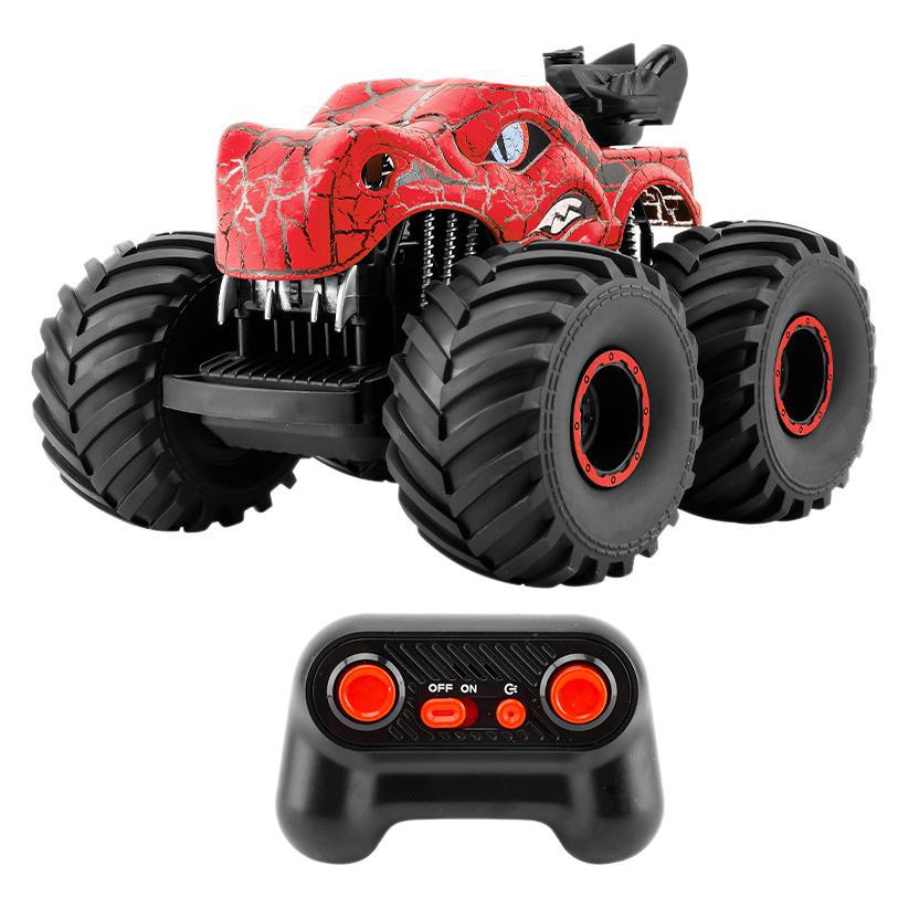 Dinosaur remote control car with climbing-style wheels