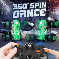 Dinosaur-themed remote control truck for boys 4-7