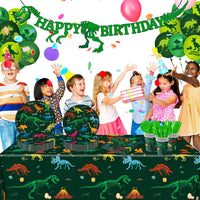 Dinosaur theme birthday party decoration kit for kids celebrations