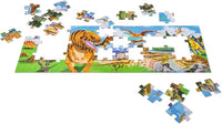 Dinosaur Theme Puzzle – 48 Piece Jumbo Jigsaw for Kids Ages 3+ with Prehistoric Design