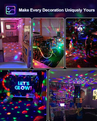 Disco ball light DJ strobe lamp for home party decoration