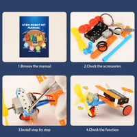 DIY robot building science kit for kids learning
