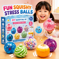 DIY Squishy Ball Kit with Molds and Creative Materials
