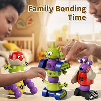 DIY stacking robot playset for toddlers and preschool children