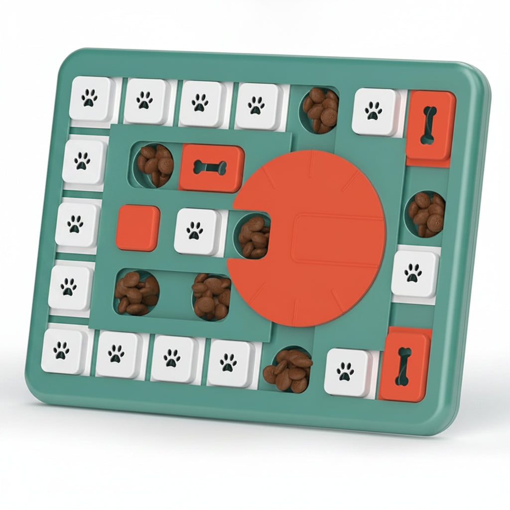 Dog activity toy with treat compartment