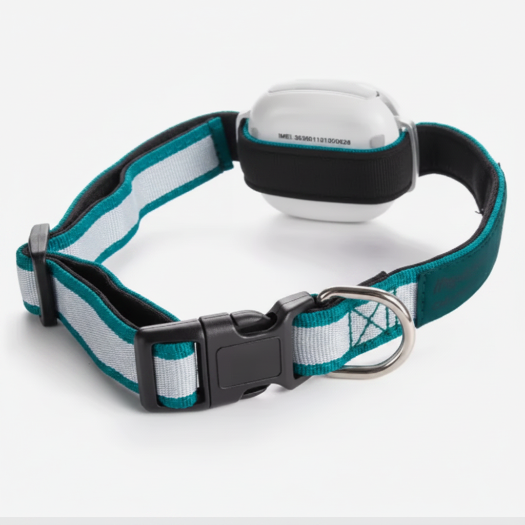 Dog and cat collar device lightweight design