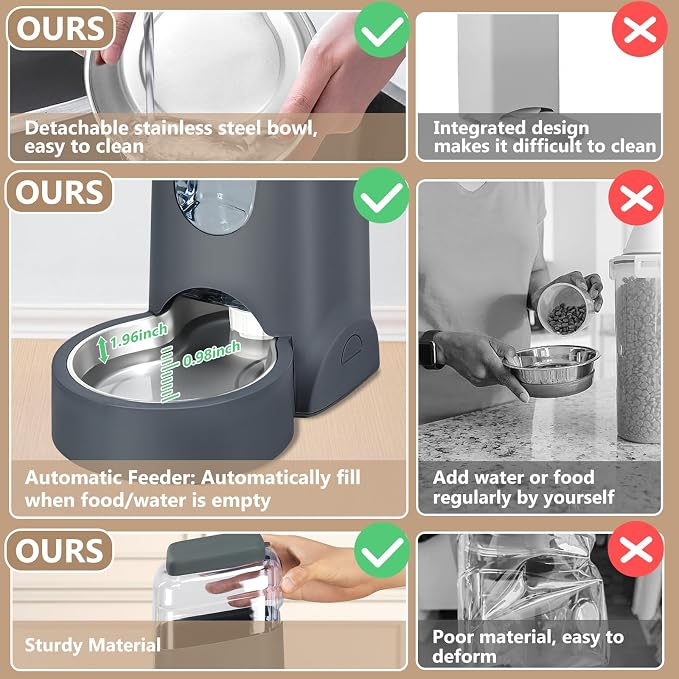 Automatic Pet Feeder Suitable For Dogs, Cats, Puppies, And Kitten