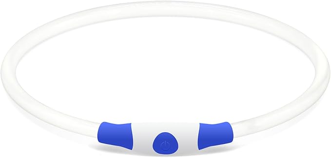 Light mode button on a rechargeable dog collar