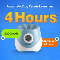Dog fetch ball launcher for supervised indoor and outdoor play
