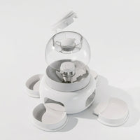 Dog food puzzle toy for interactive feeding and play