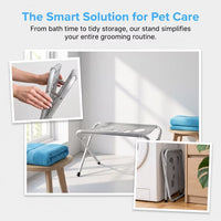 Dog Grooming Hammock with Adjustable Leg Openings