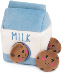 Dog Hide and Seek Toy Milk and Cookies Theme