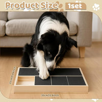 Dog Nail Filing Board with Durable Wooden Construction