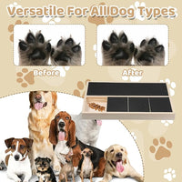 Dog Nail Grooming Board with Textured Scratch Surface