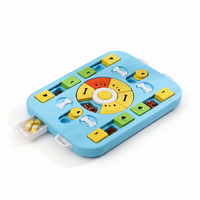 Dog Puzzle Feeder Bowl with Interactive Feeding Design