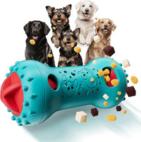 Dog puzzle feeder toy with treat dispensing design