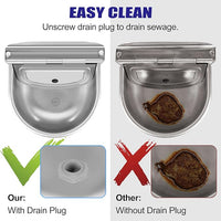 dog and small animal automatic water dispenser with float valve